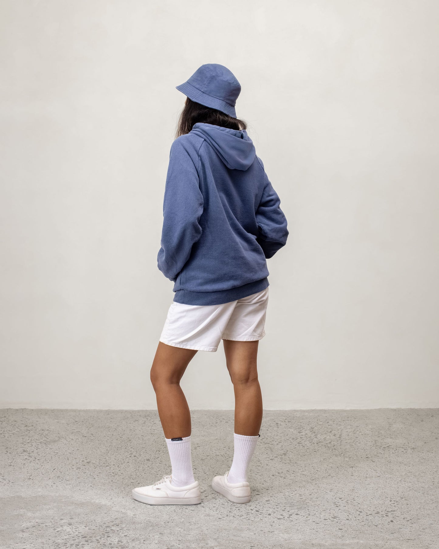Hempies Unisex Hoodie in Navy Blue | Sustainable Blend of Hemp and Organic Cotton