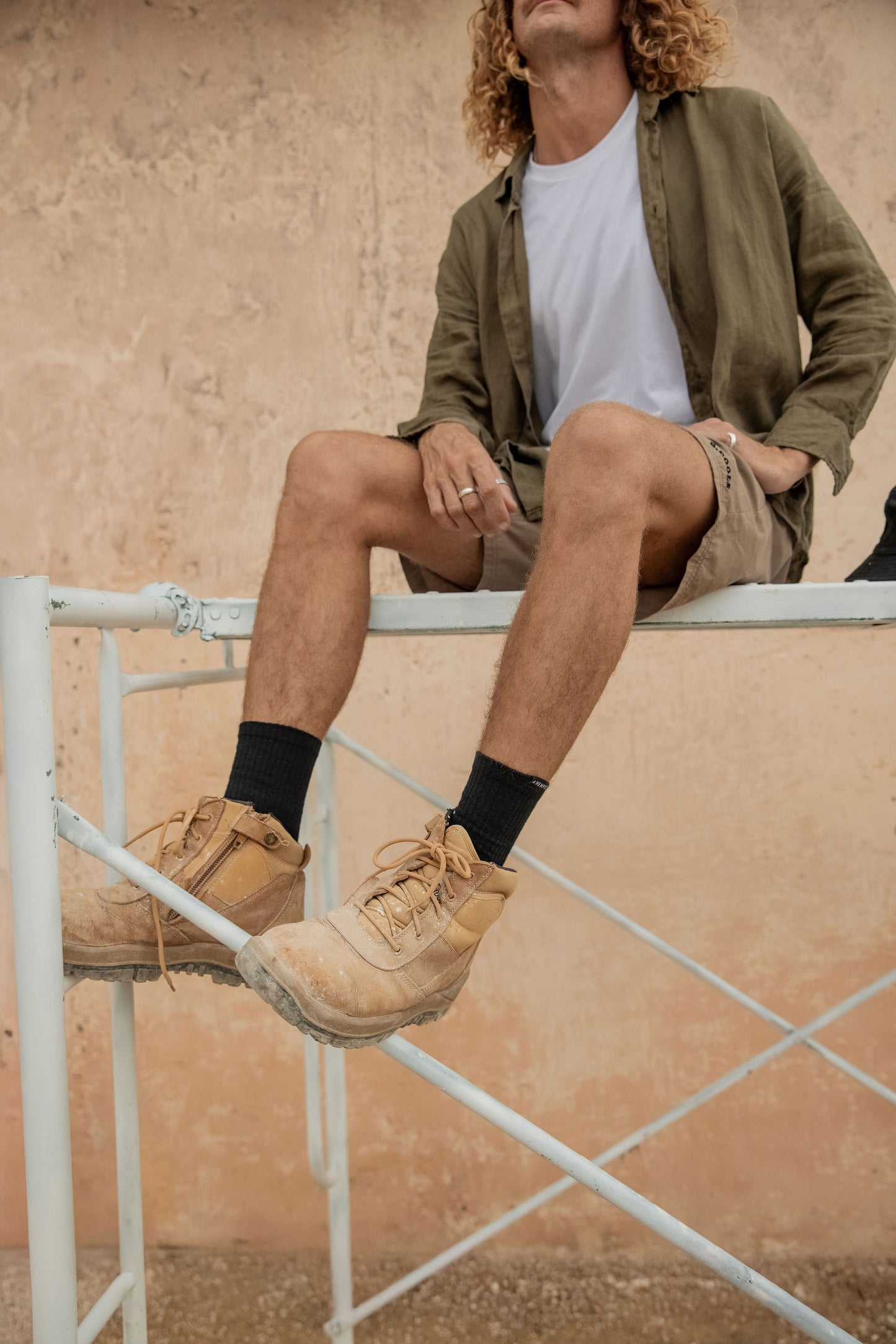 Everyday Hemp and Organic Cotton Blend Crew Socks in Black