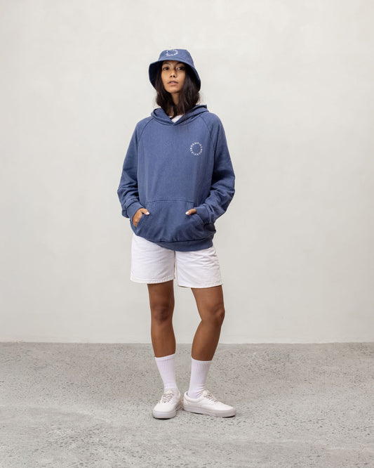 Hempies Unisex Hoodie in Navy Blue | Sustainable Blend of Hemp and Organic Cotton