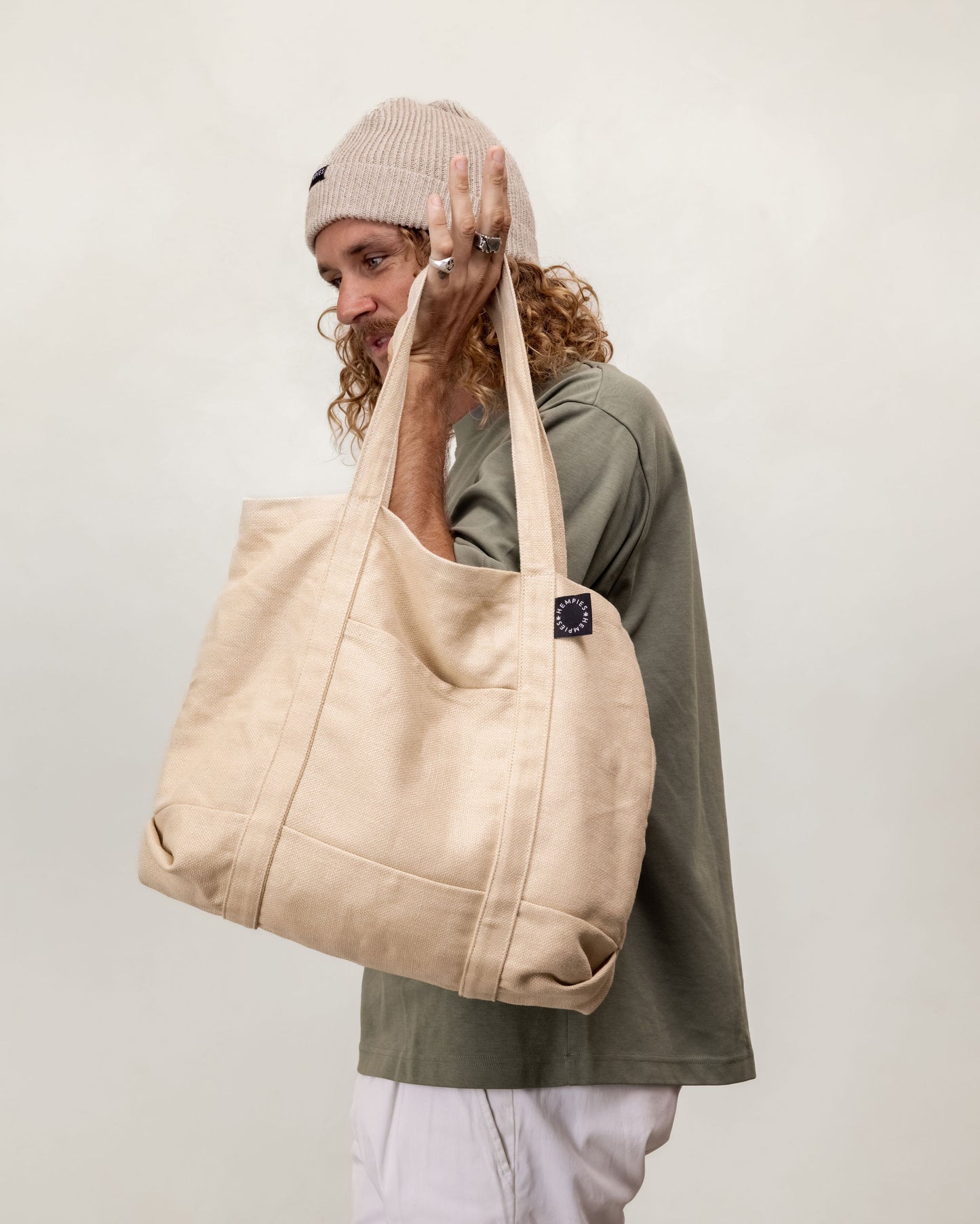 100% Hemp Tote Bag | Sustainable, Versatile, Durable