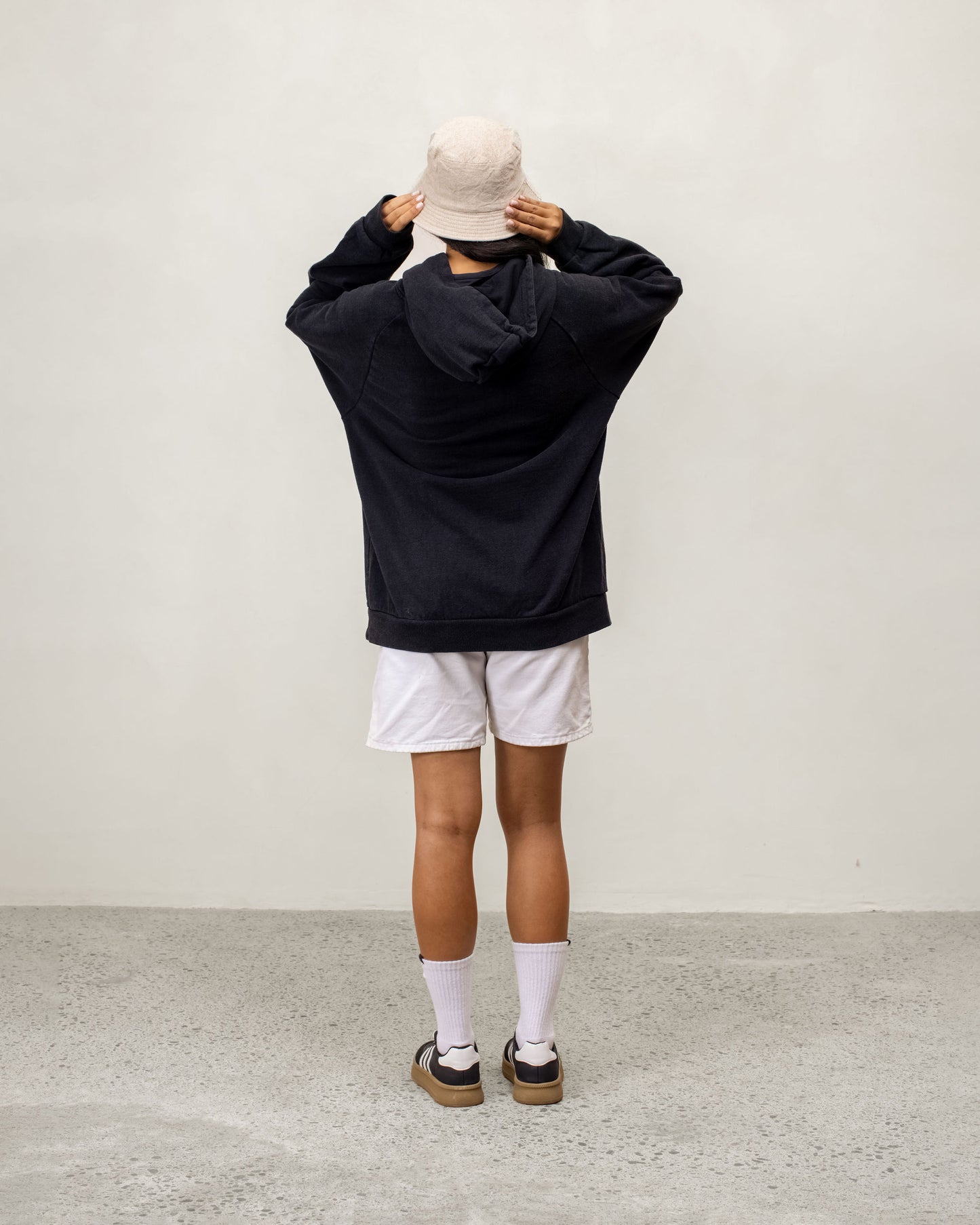 Hempies Unisex Hoodie in Charcoal Black | Sustainable Blend of Hemp and Organic Cotton