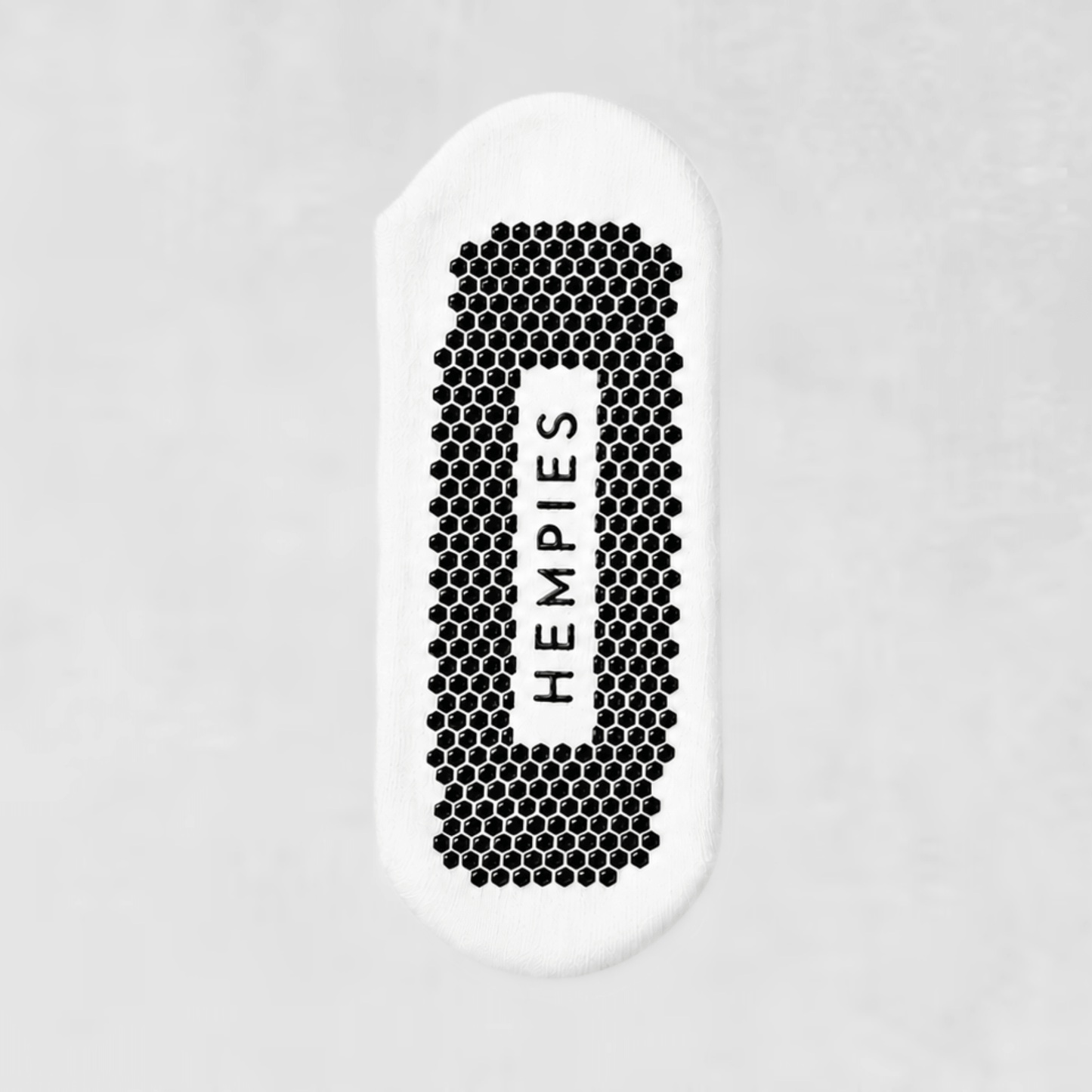 Studio Grip Socks - White Sock / Black Grip