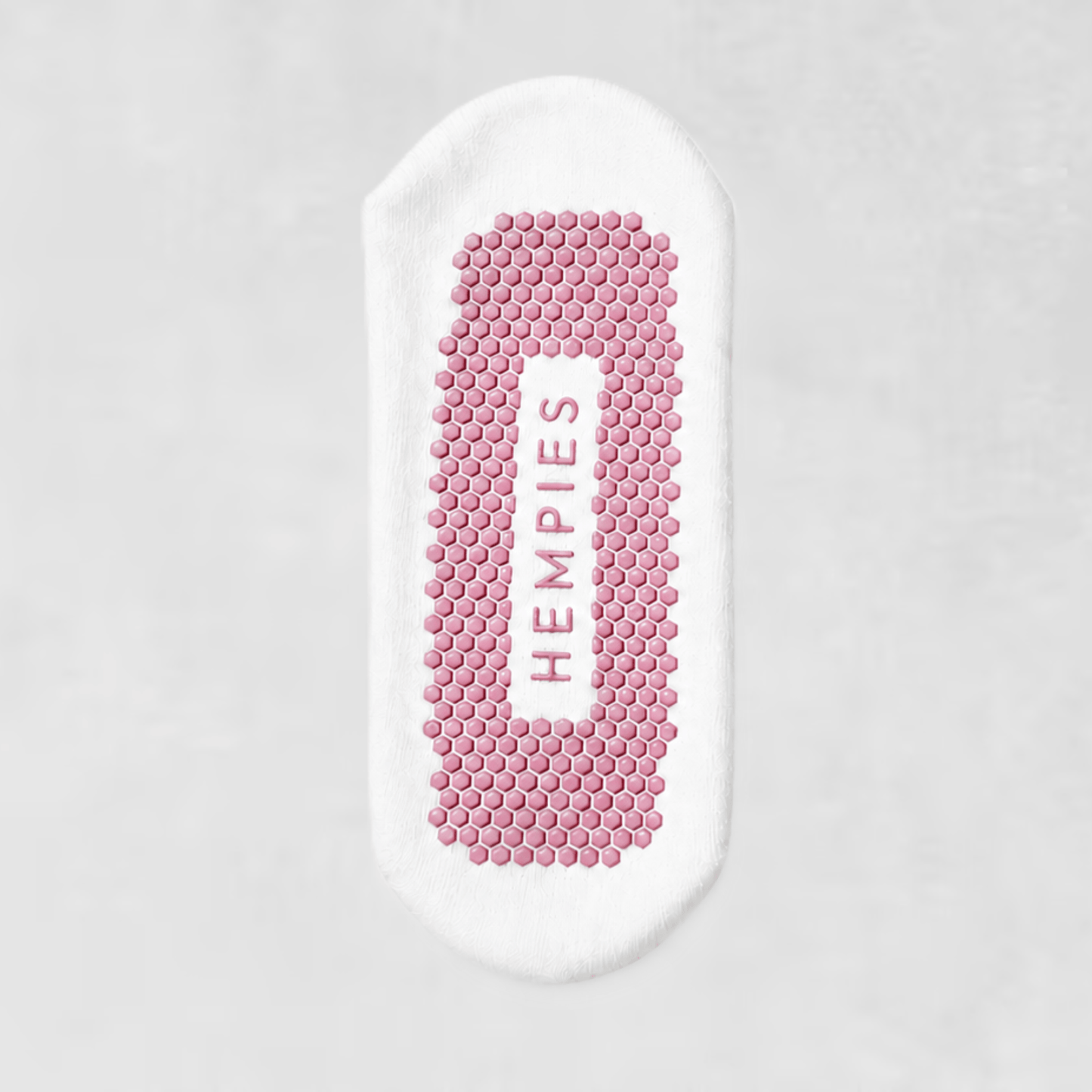 Studio Grip Socks - White Sock / Pink Grip